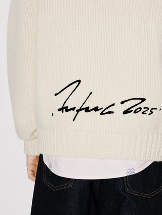 Білий светр KENZO з вовни: фото 6 - Invogue