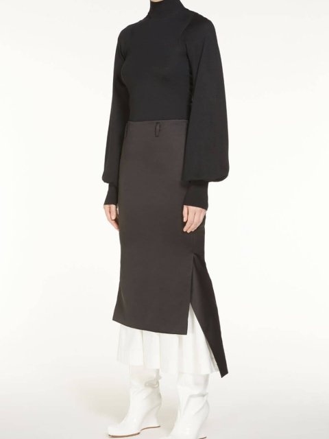 Чорна спідниця SPORTMAX : фото 4 - Invogue