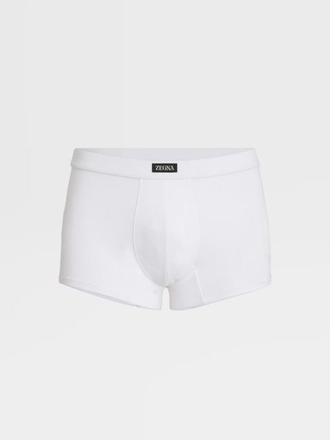 Білі боксери  ZEGNA з логотипом: фото - Invogue
