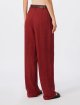 Червоні брюки Max Mara з лляного твілу: фото 3 - Invogue