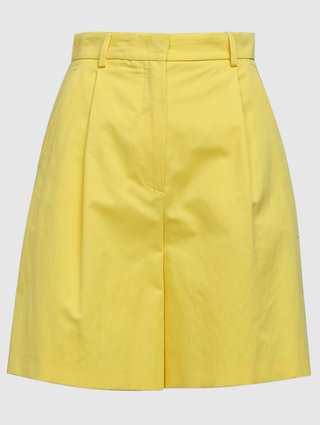 Жёлтые шорты WEEKEND MAX MARA: фото - Invogue
