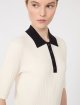 Белое поло MAX MARA из смеси вискозы: фото 4 - Invogue