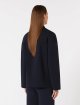 Темно-синій жакет MAX MARA з віскозного крепу: фото 3 - Invogue