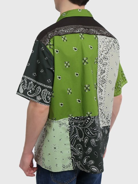 Зелёная рубашка KENZO: фото 3 - Invogue