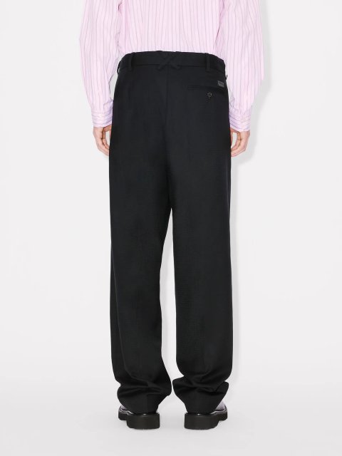 Чёрные брюки KENZO из шерсти: фото 3 - Invogue