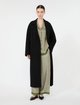Чёрное пальто Max Mara из шерсти: фото 2 - Invogue