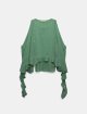 Зеленый топ Dorothee Schumacher с воланами: фото - Invogue