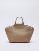 Бежевая сумка MAX MARA: фото 2 - Invogue