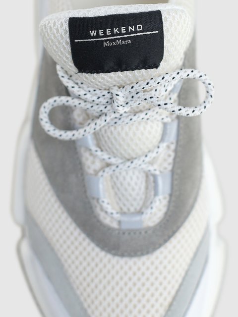 Белые сникерсы WEEKEND MAX MARA: фото 6 - Invogue