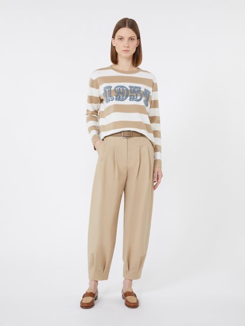 Светр у смужку MAX MARA з чистої вовни: фото 1 - Invogue