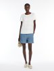 Біла футболка Weekend Max Mara з бавовни та льону: фото 1 - Invogue