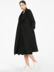 Чорне пальто MAX MARA з чистої вовни: фото 3 - Invogue