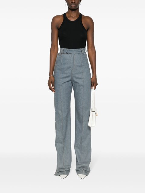 Чорний топ Sportmax в рубчик: фото 1 - Invogue