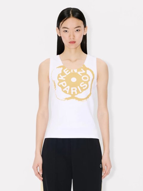 Белая майка Kenzo из эластичного хлопка: фото 1 - Invogue