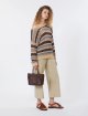 Коричневий светр Weekend Max Mara з льону та бавовни: фото 1 - Invogue
