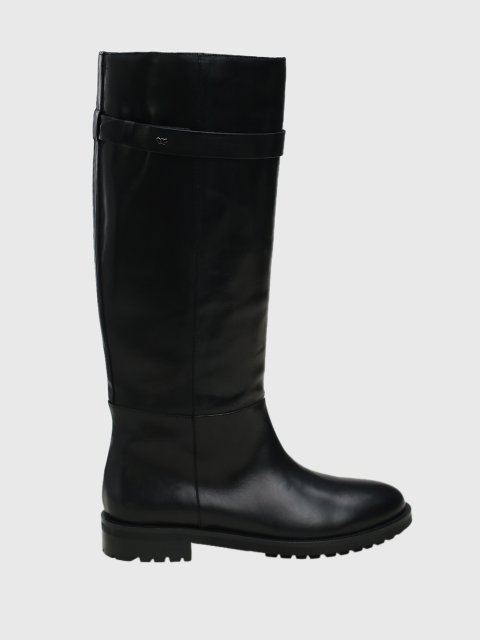 Чёрные сапоги WEEKEND MAX MARA: фото - Invogue