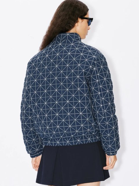 Темно-синій пуховик KENZO: фото 2 - Invogue