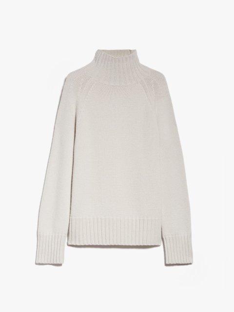 Кремовый свитер MAX MARA: фото - Invogue