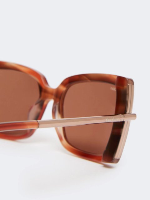 Червоні сонцезахисні окуляри MAX MARA квадратної форми: фото 3 - Invogue