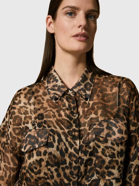 Коричнева блуза MARINA RINALDI : фото 2 - Invogue