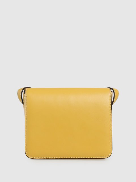 Жёлтая сумка MANU ATELIER: фото 4 - Invogue