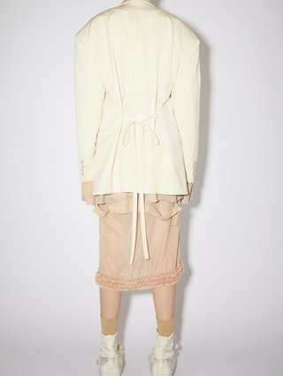 Бежевый жакет ACNE STUDIOS: фото 2 - Invogue
