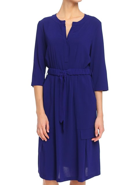 Фиолетовое платье MARELLA: фото 4 - Invogue