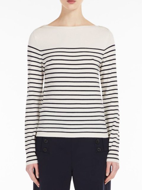 Кремовый свитер WEEKEND MAX MARA: фото 1 - Invogue