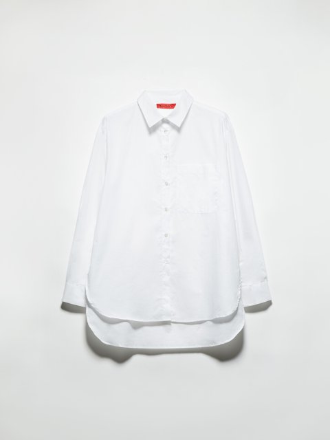 Біла сорочка MAX&CO з бавовняного попліну: фото - Invogue