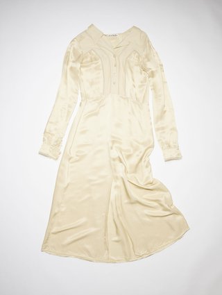Жёлтое платье ACNE STUDIOS: фото - Invogue