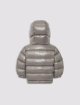 Сіра куртка Moncler з капюшоном: фото 1 - Invogue