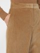 Темно-бежеві брюки MAX MARA з бавовни: фото 4 - Invogue