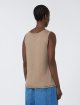 Коричневий топ Max Mara з бавовни та модалу: фото 3 - Invogue