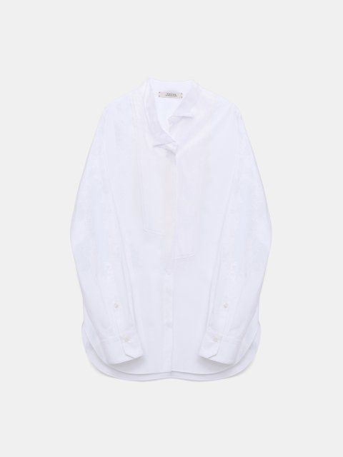 Белая блуза Dorothee Schumacher поплиновая: фото - Invogue