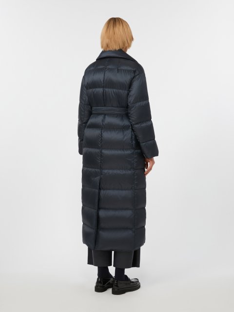 Темно-синій пуховик MAX MARA стьобаний: фото 3 - Invogue