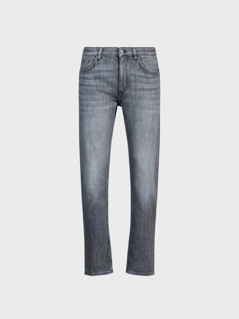 Серые джинсы Boss хлопчатобумажные: фото - Invogue