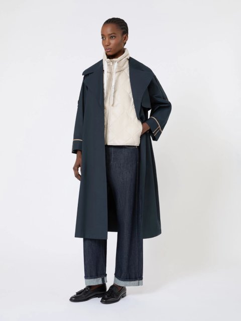 Бежевий жилет MAX MARA зі стьобаним візерунком: фото 1 - Invogue