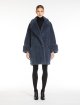 Блакитне пальто Max Mara Teddy Bear: фото 1 - Invogue