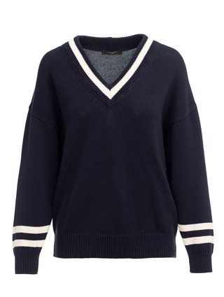 Синий свитер WEEKEND MAX MARA: фото 2 - Invogue