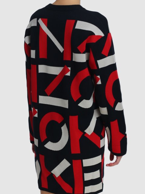 Красное платье KENZO: фото 4 - Invogue