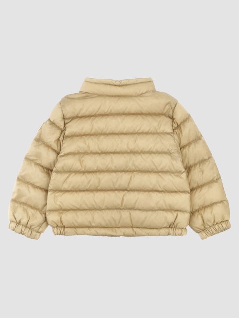 Бежева куртка Moncler стьобана: фото 1 - Invogue