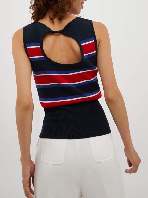 Синий топ MAX&CO: фото 2 - Invogue