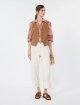Кремові брюки Weekend Max Mara з чистої бавовни: фото 1 - Invogue