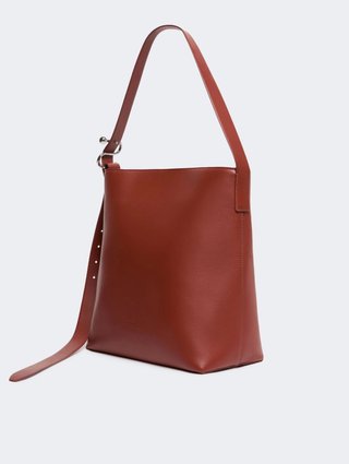 Красная сумка SPORTMAX из кожи: фото 2 - Invogue