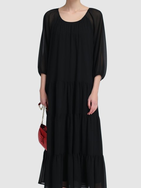 Чёрное платье I BLUES: фото 3 - Invogue