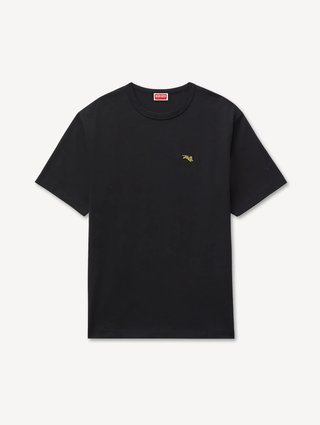Чёрная футболка Kenzo из хлопка: фото - Invogue