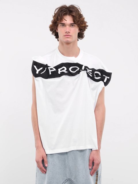 Біла футболка Y/PROJECT: фото - Invogue