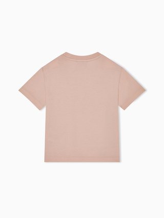 Футболка из хлопкового джерси с круглым вырезом Emporio Armani Kids: фото 2 - Invogue