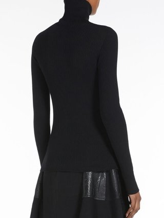 Чёрный гольф Sportmax: фото 2 - Invogue