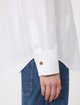 Біла сорочка Max Mara з бавовни: фото 5 - Invogue